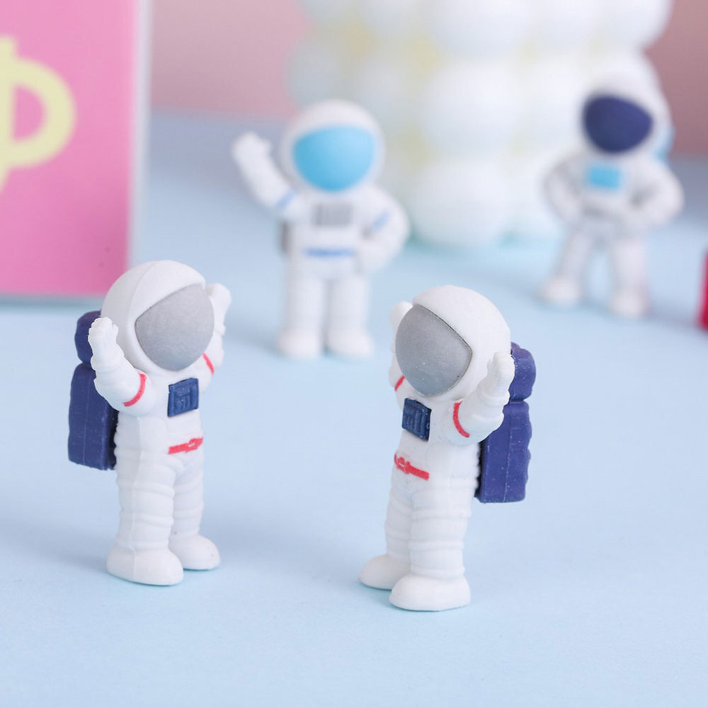 24Pcs Small Erasers Astronaut Erasers Portable Erasers Multi-function Erasers