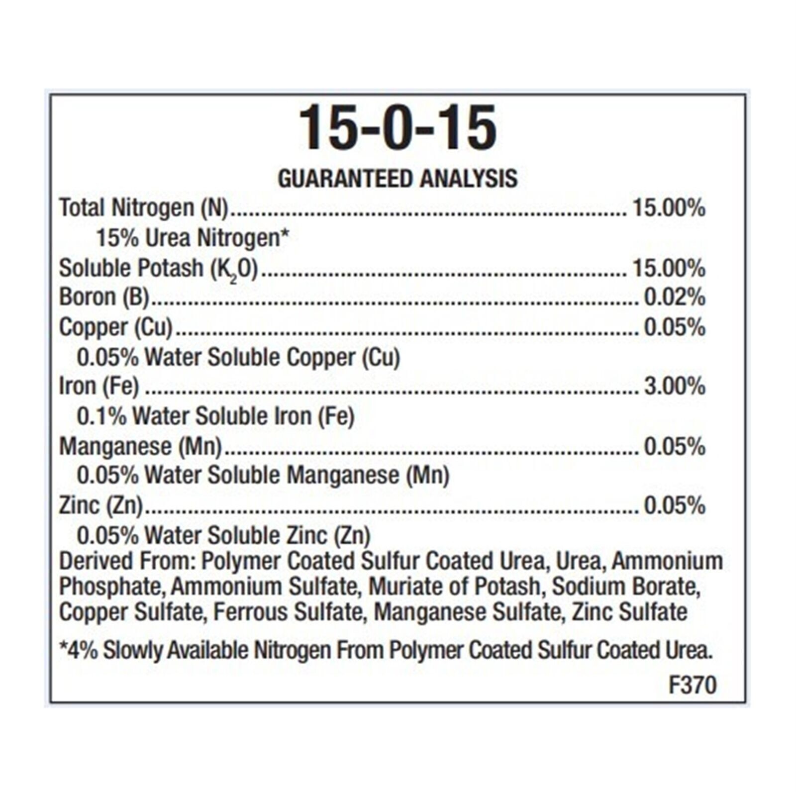 Fertilome Centipede Lawn Fertilizer 15-0-15 20 Lb