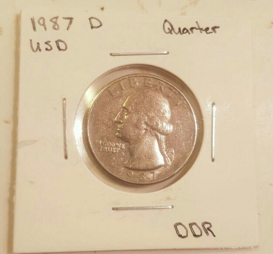 1987 Quarter D DDR Rare