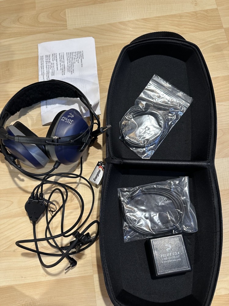 PilotUSA PA-1771 Liberty ANR Stereo Pilot Headset – untested