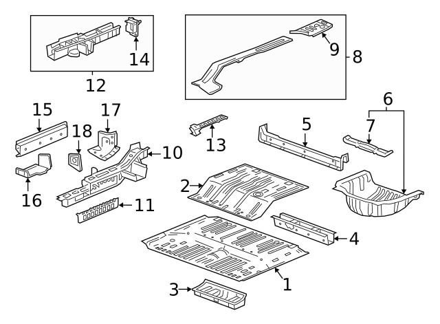Genuine GM Rail Extension 84461275