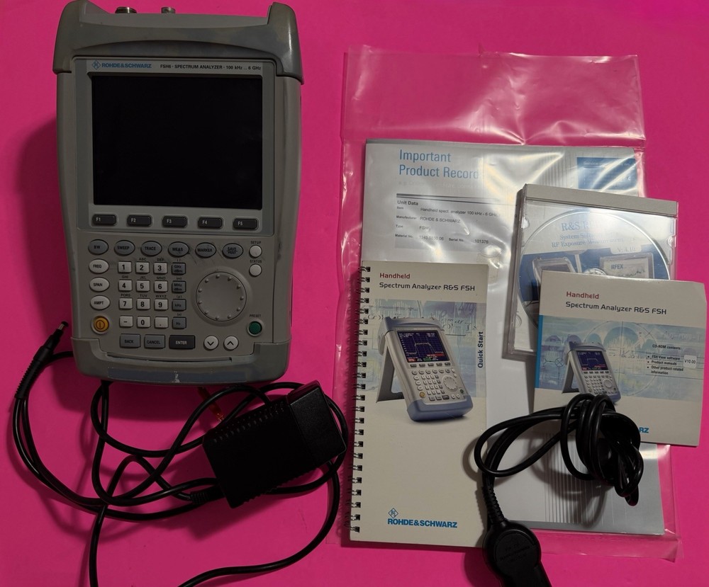 Rohde & Schwarz R&S FSH6 Spectrum Analyzer Set READ