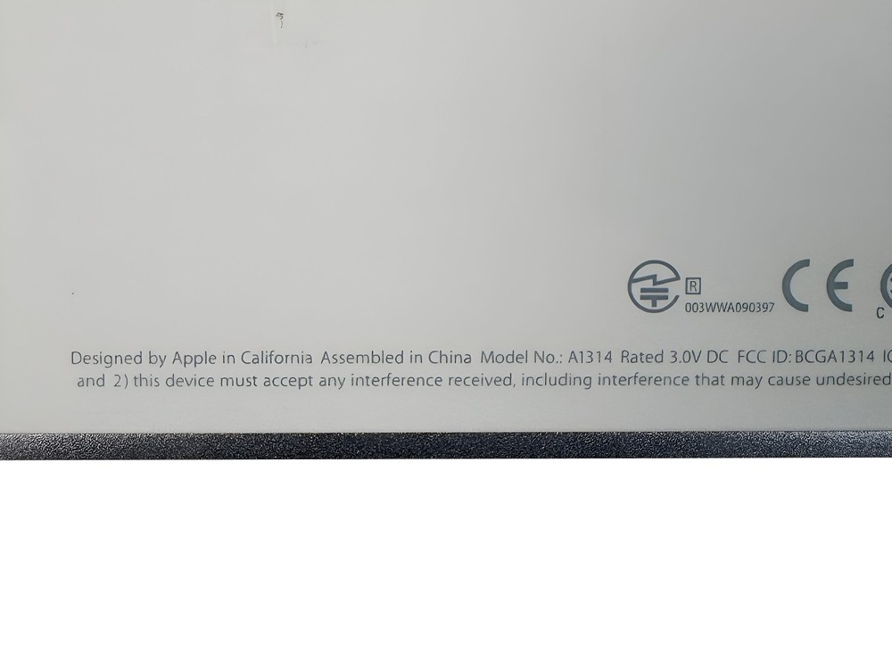 Apple A1314 Wireless Bluetooth Keyboard - Genuine for iMac, Mac, MacBook, iPad