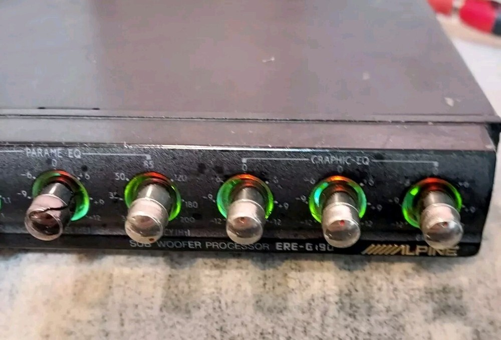 ALPINE ERE G-190 SUBWOOFER PROCESSOR