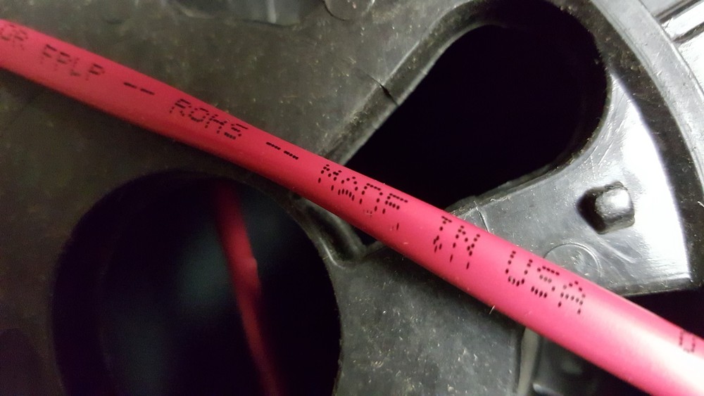 Carol E3532S 12/2C Solid Plenum Fire Alarm Cable Wire FPLP/CL3P Red /50ft