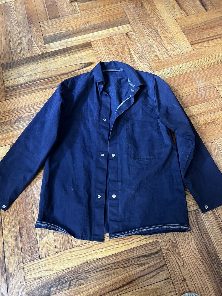 Vintage welder Jacket Fire Resistant Navy