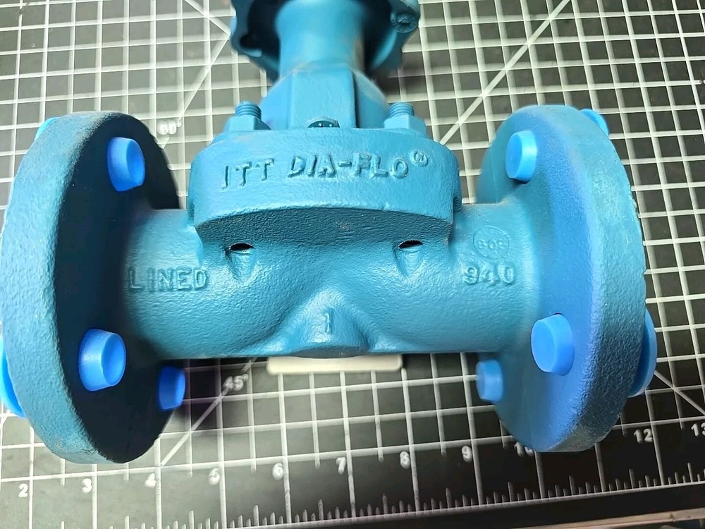 ITT INDUSTRIES 1-2538-M-903 LINED DIAPHRAGM VALVE