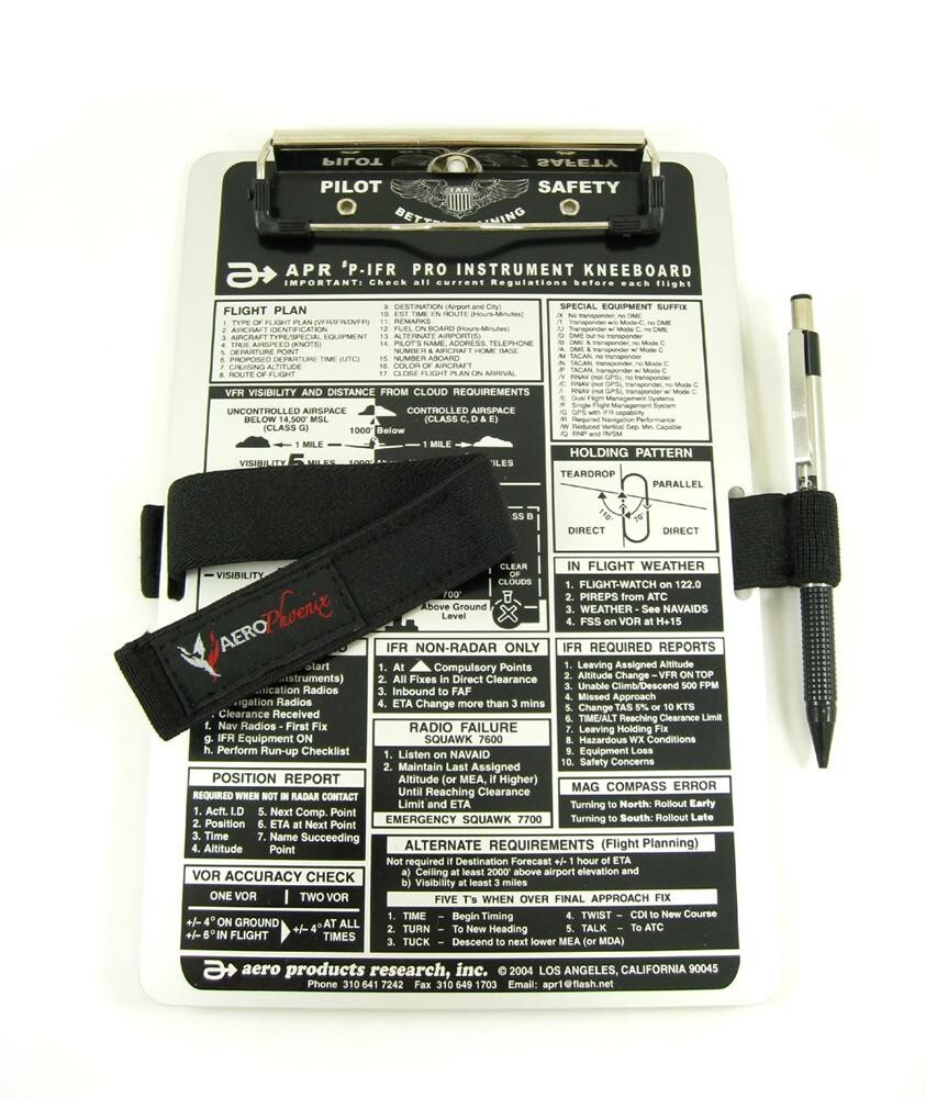 Airplane Pilot Kneeboard Replacement Strap