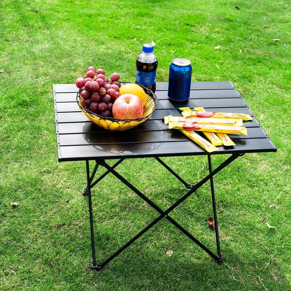 Medium Camping Table 22″L x16″W Portable Folding Camping Side Table with Carr...