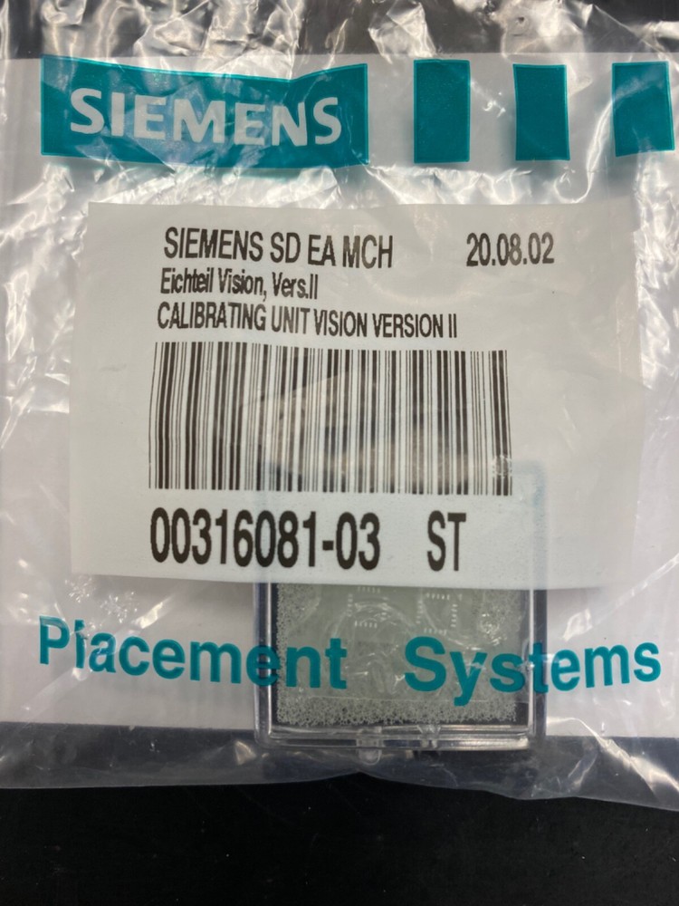 Siemens Calibrating Unit Glass