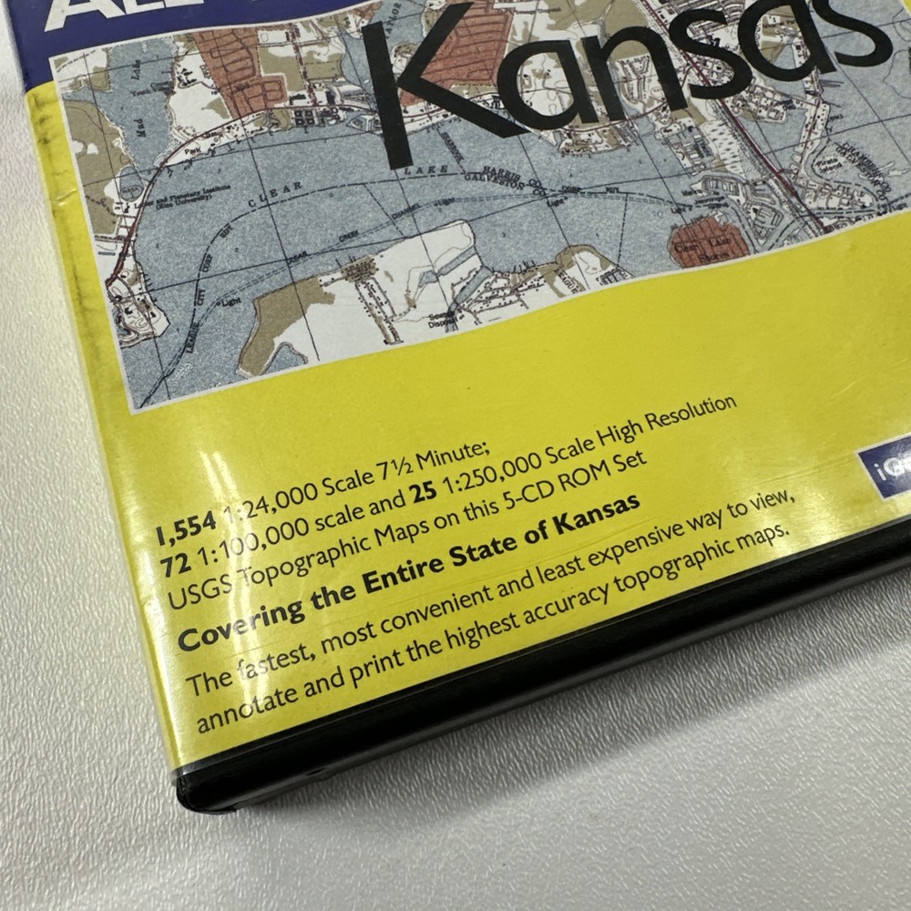 All Topo Maps: Kansas 6 CD-ROM Set