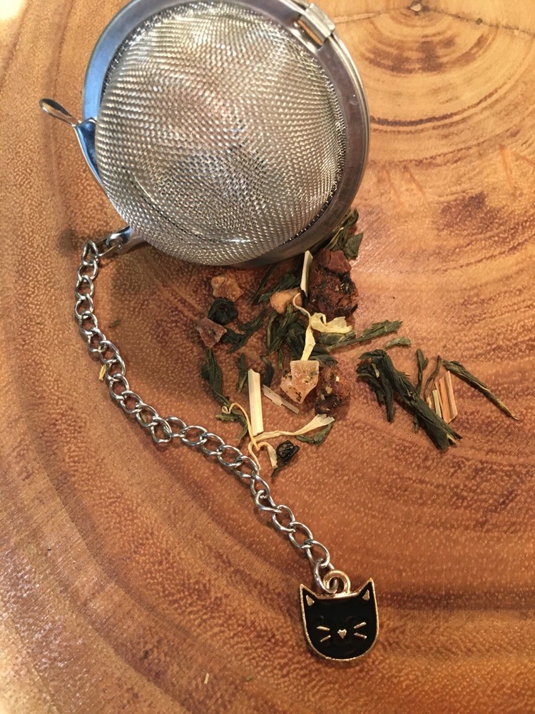 Black Cat Charm Tea Infuser