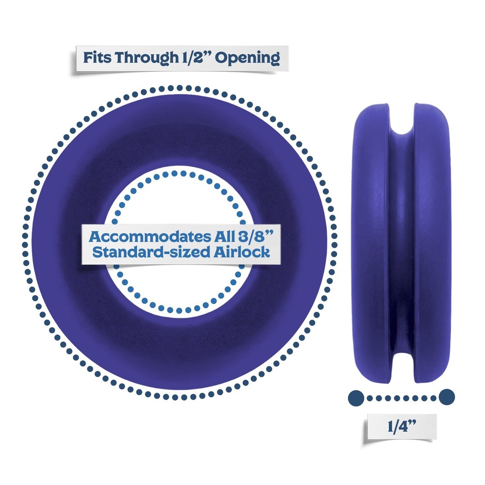 Fermentaholics Indigo Airlock Fermentation Replacement Grommets - 20 pack