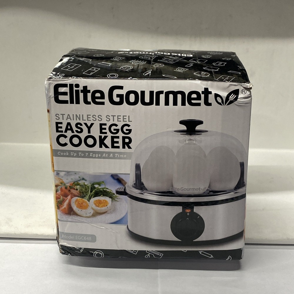 Elite Platinum Stainless Steel  Automatic Eggs Cooker Steel  Automatic