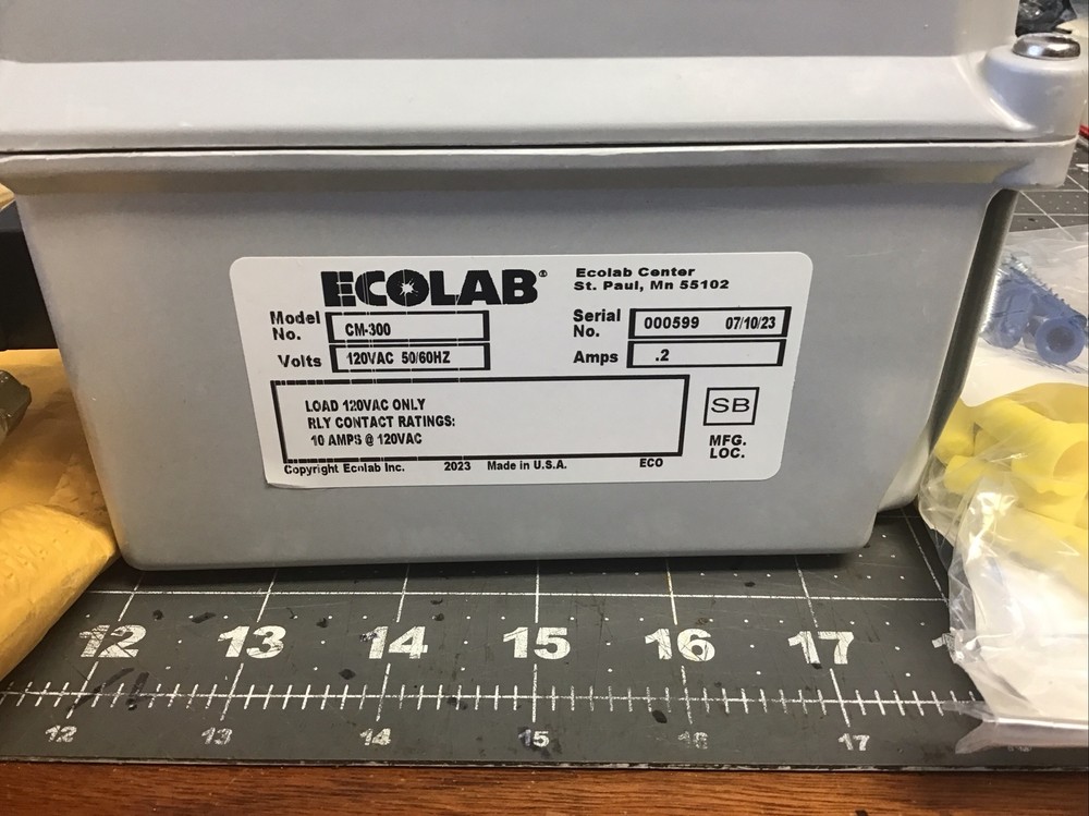 Ecolab Model CM-300 Control Master Timer(LLD01H)