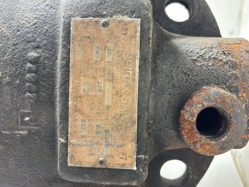 Spirax SARCO Pressure Powered Pump PPEC (WP34)