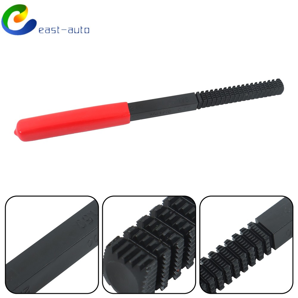 Metric Thread Chaser Set 15Piece M6 M8 M10 M12 Thread Restorer Tool Thread Set
