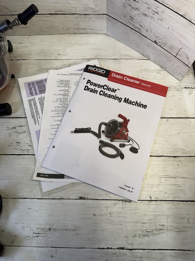 RIDGID PowerClear 120 Volt Drain Cleaning Machine