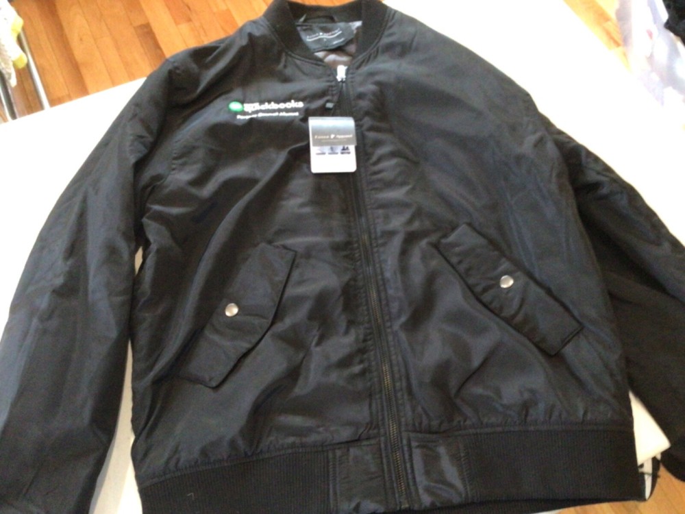 Fossa Apparel Wingover Bomber Jacket Size Large