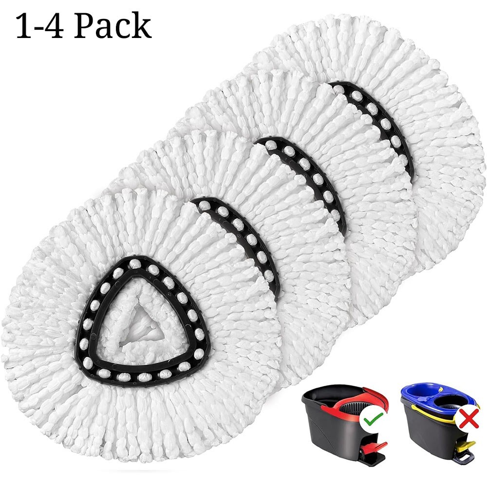 Microfiber Mop Head Replacement For O-Cedar Easy Wrin Spin Mop Easy Clean Refill
