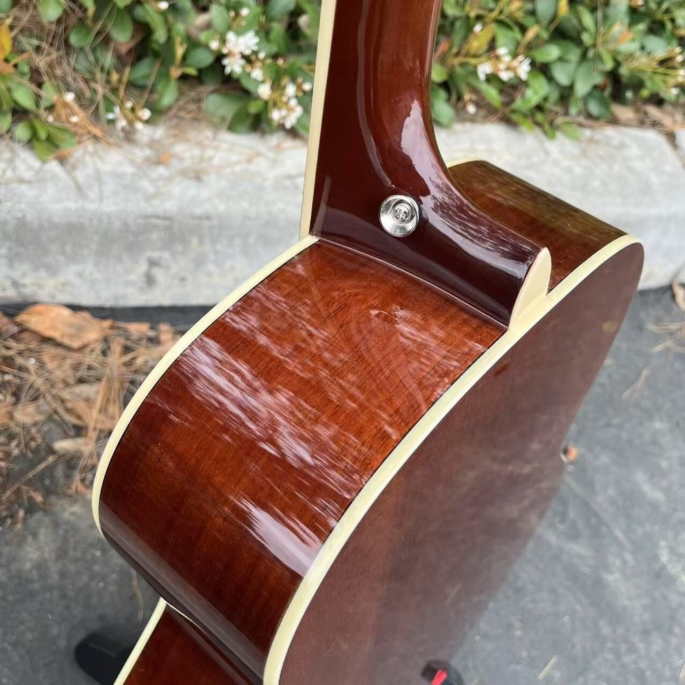34inch MINI Class Guitar Solid Spruce Top Acoustic Guitar/Padded Bag
