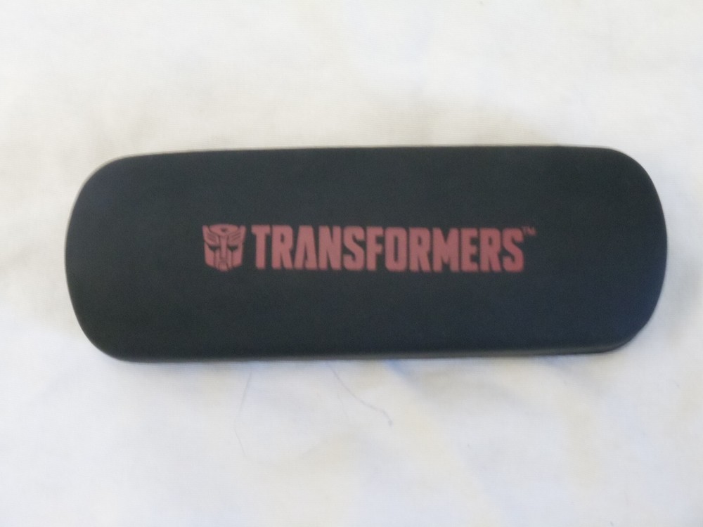 Transformers black hard eye glass case New