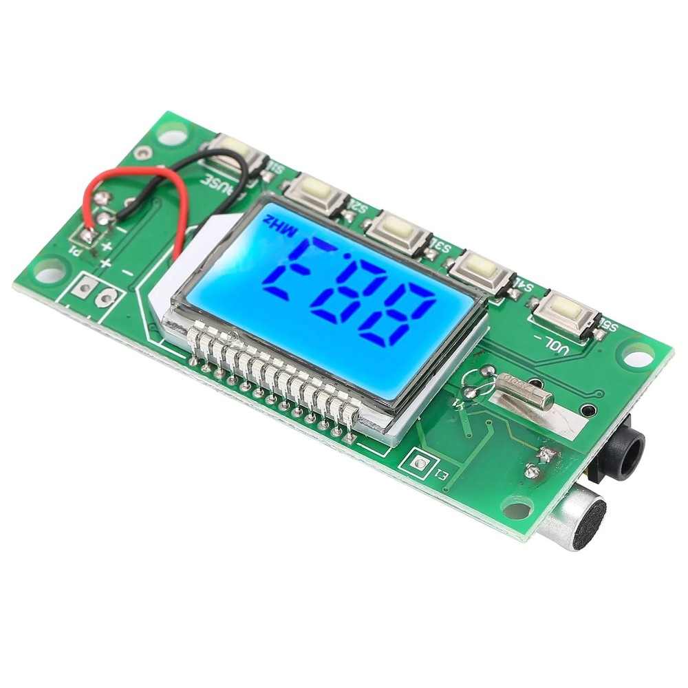 FM Transmitter Module 3-5V With LCD Display Board Digital FM Radio Replacement