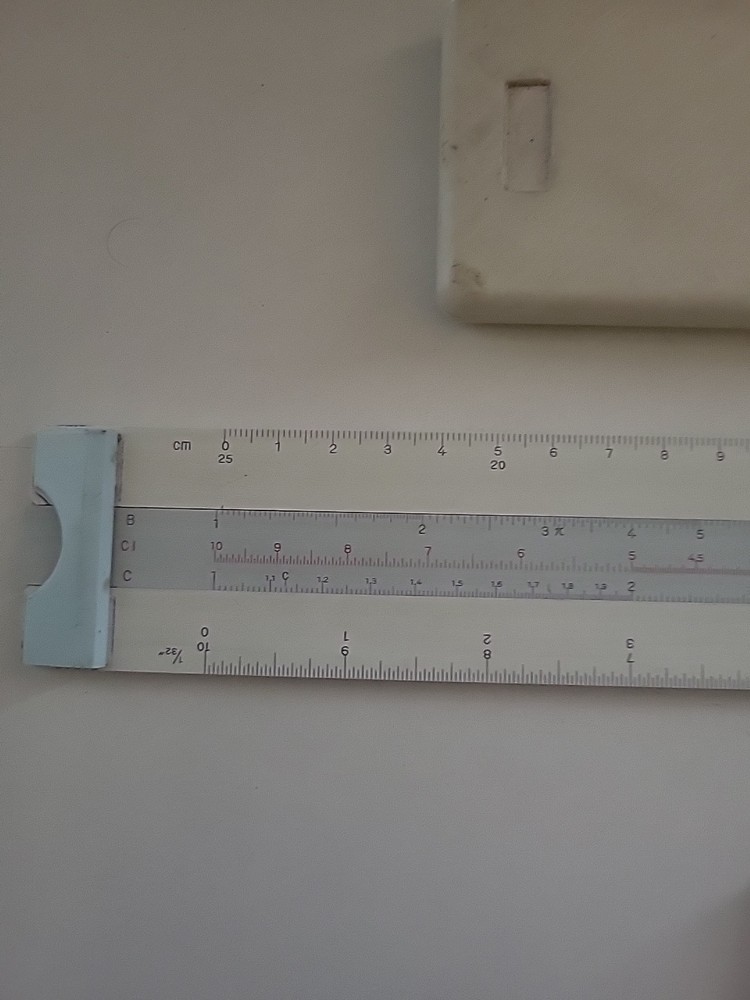 Staedtler Mars Slide Rule 544 LL Plus case See description