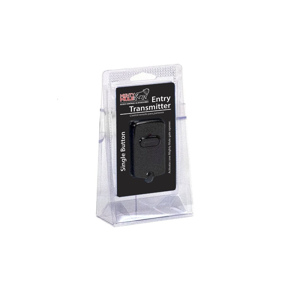 Mighty Mule Single Button Gate Opener Remote FM135 , Black