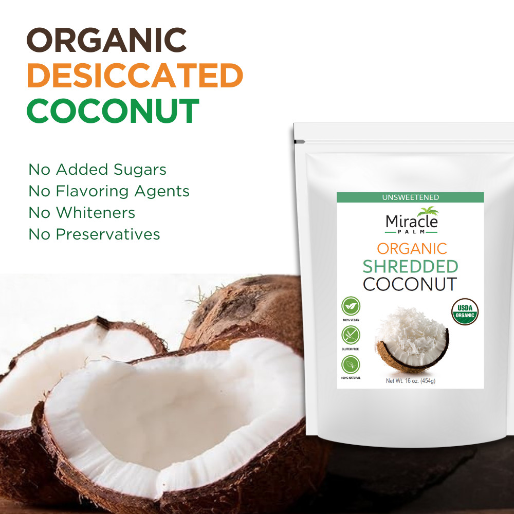 Organic coconut shredded