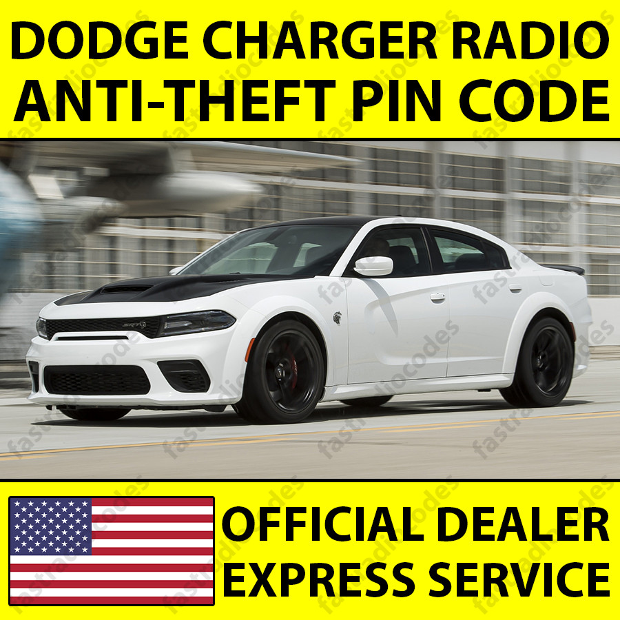 ✅DODGE CHARGER CAR RADIO ANTI-THEFT UNLOCKING PIN CODE FOR ALL MODELS✅