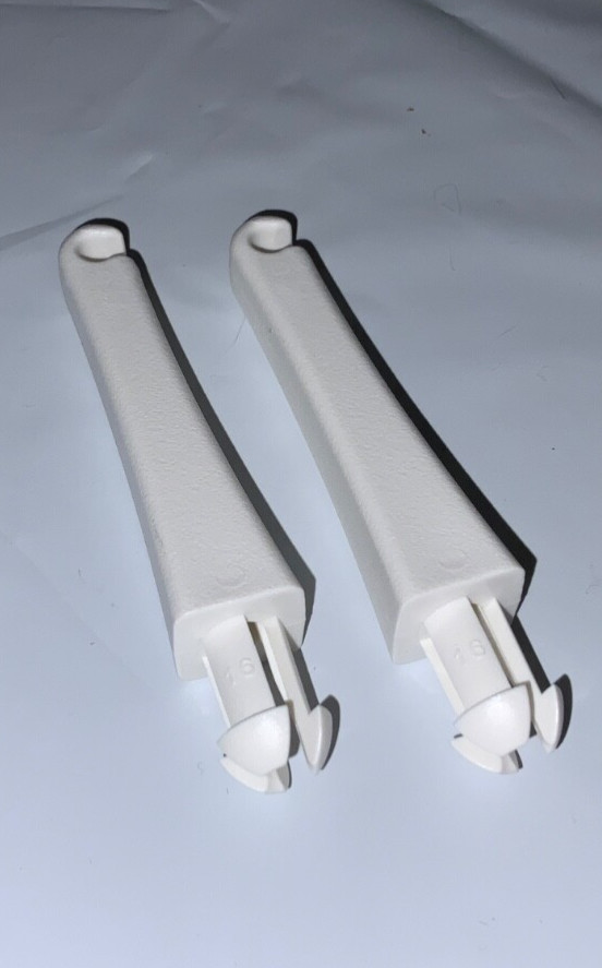 2 x IKEA Corner cabinet carousel railing bracket Part# 128530 - NEW