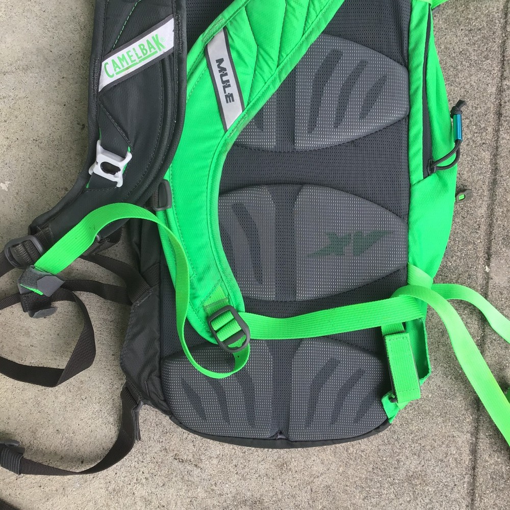 CamelBak M.U.L.E. Hydration Backpack Black Green (Bladder Not Included)
