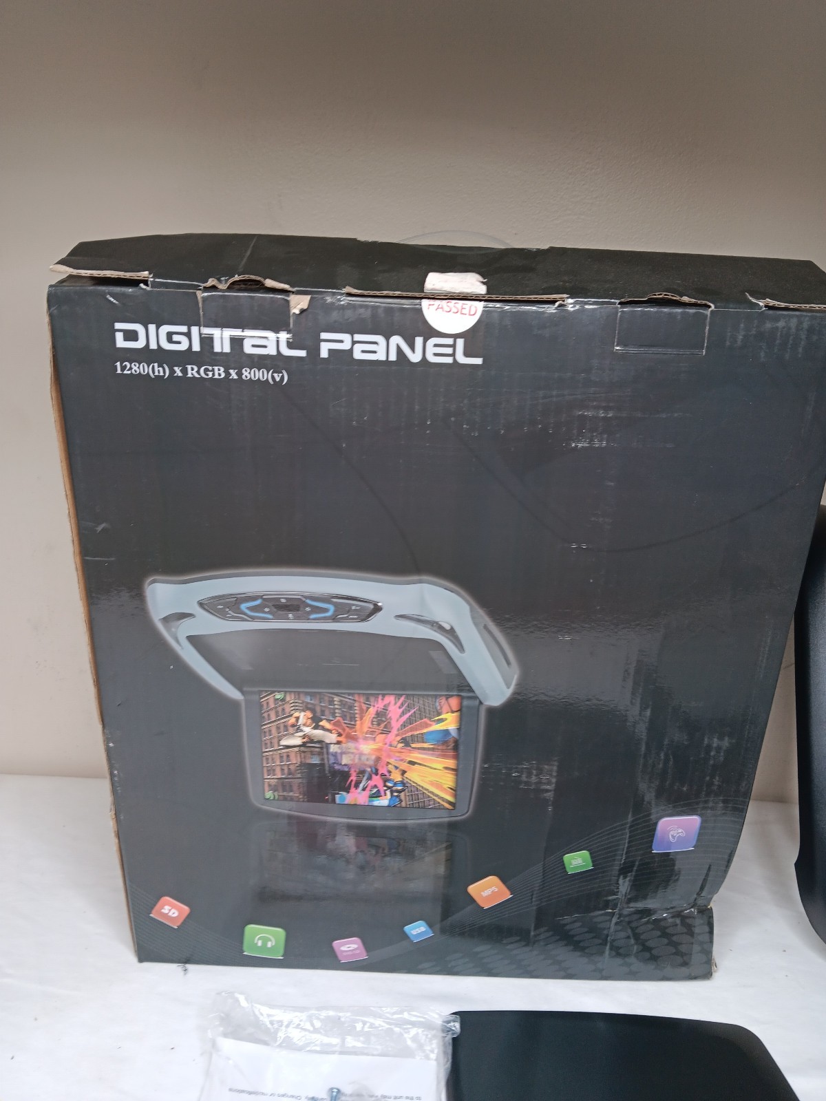 Car Flip Down Overhead Roof Mounted Monitor w/ DVD Player ZFA13HDMI