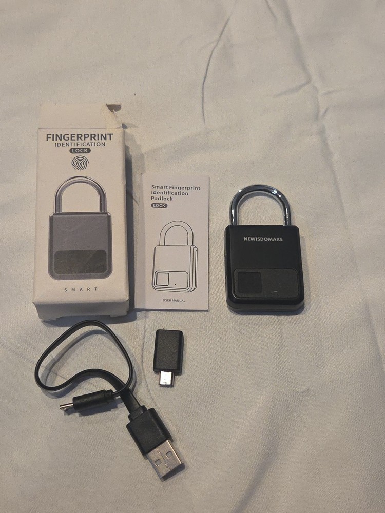 Security Unlock Fingerprint Padlock