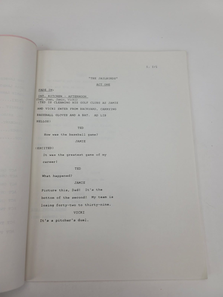 SMALL WONDER / Richard Marcus 1987 Script, Vicki the Robot "The Jailbirds"