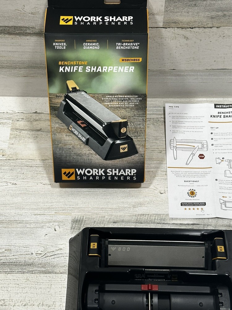 WORK SHARP Sharpeners - BENCHSTONE Knife Sharpener - #WSBCHBSS - BRAND NEW!!!