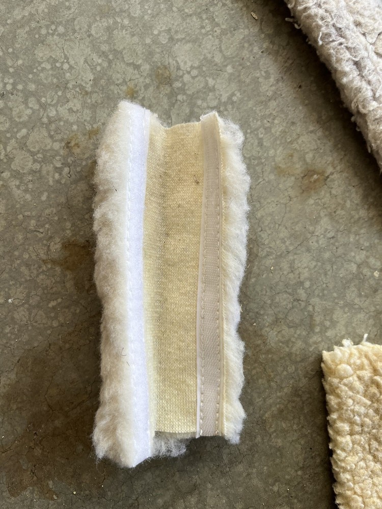 Fleece Halter Covers, Cribbing Collar Covers, Assorted pieces