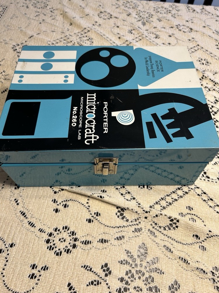 Vintage porter microcraft microscope lab
