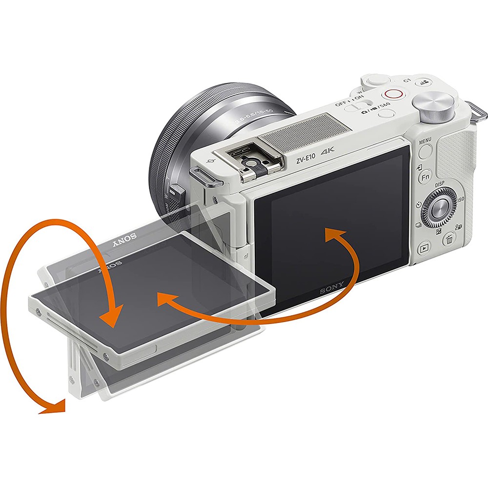Sony Alpha ZV-E10 APS-C Interchangeable Lens Mirrorless Camera,Body Only, Open B