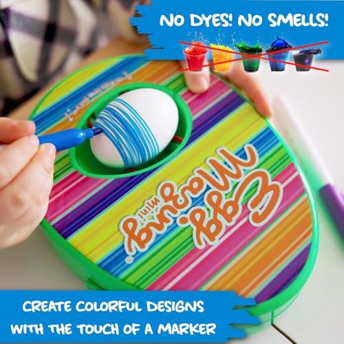 EggMazing Easter Egg Mini Decorator Kit - Includes Egg - Arts and Crafts Set