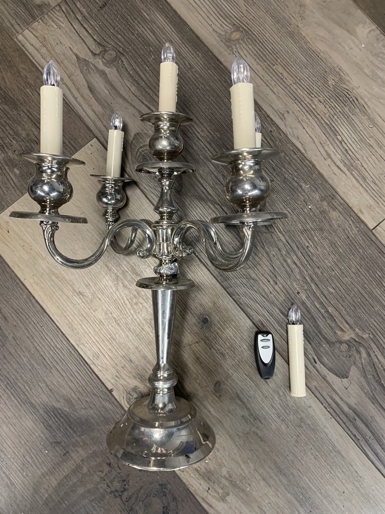 Candelabra Battery Powered With Remote Control
