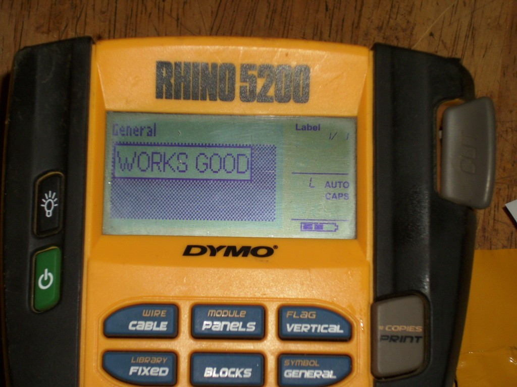 DYMO Rhino Industrial 5200 Label Maker