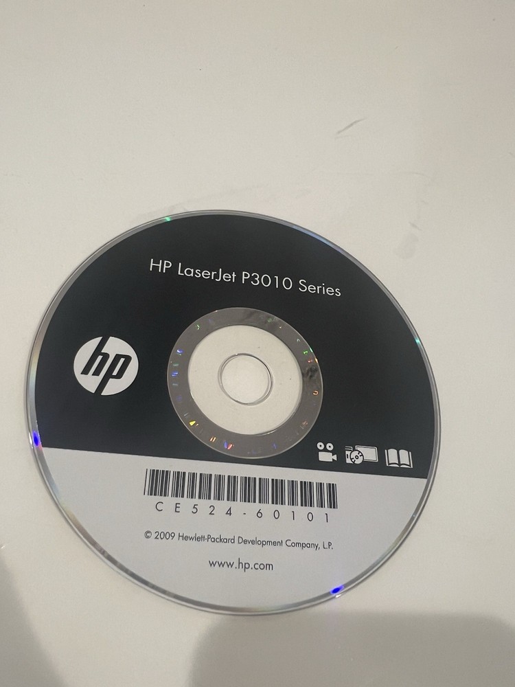 Hp Laserjet P3010 Series Printer Software Driver CD DVD only