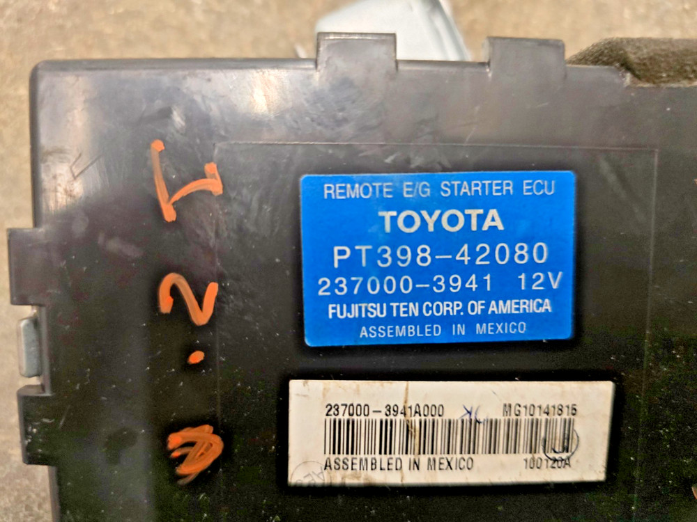 2008-2016 Toyota Rav4 Remote Start Module Sequoia module only OEM