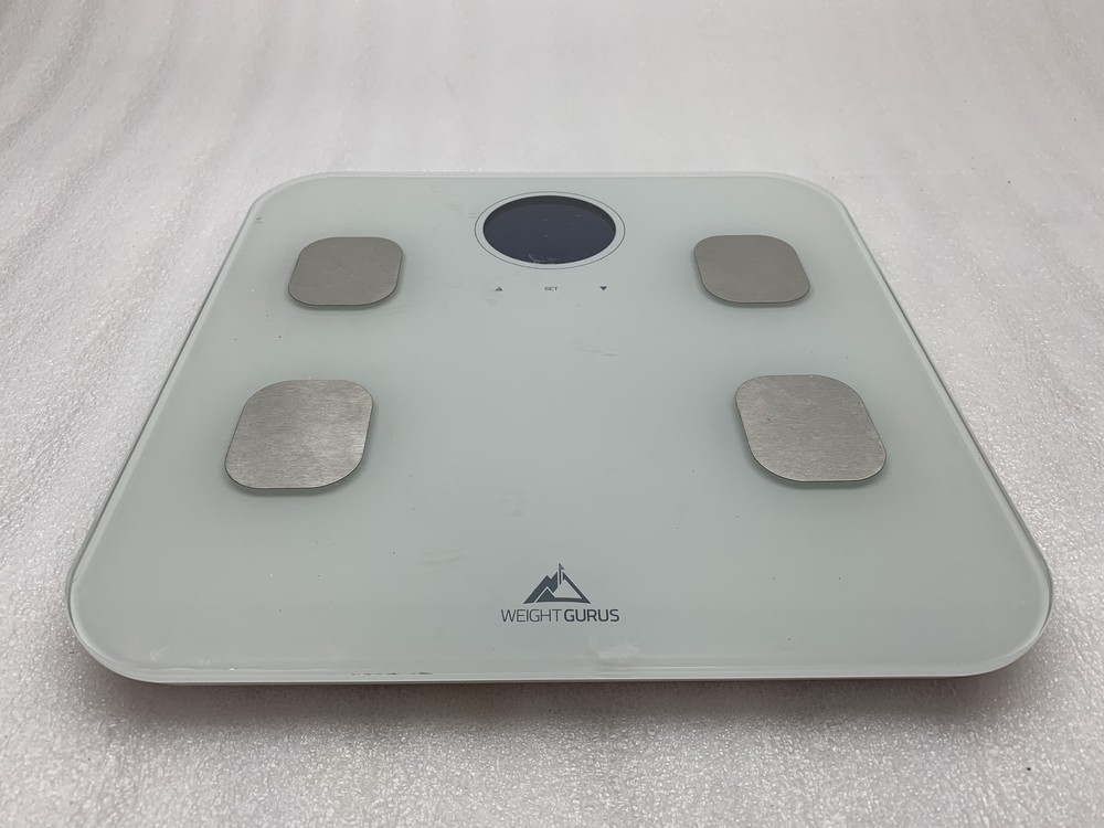 Bluetooth Body Composition Scale White - Weight Gurus