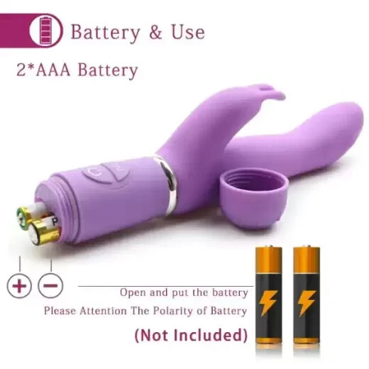 Fantasy Bliss Powerful Waterproof 10 Function Dual Stimulate Massager (Purple)