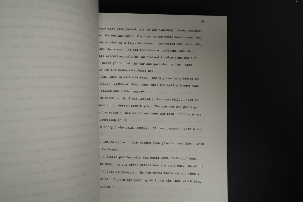 King Con Original Book Script Stephen J. Cannell Studios Collection 1996 Novel