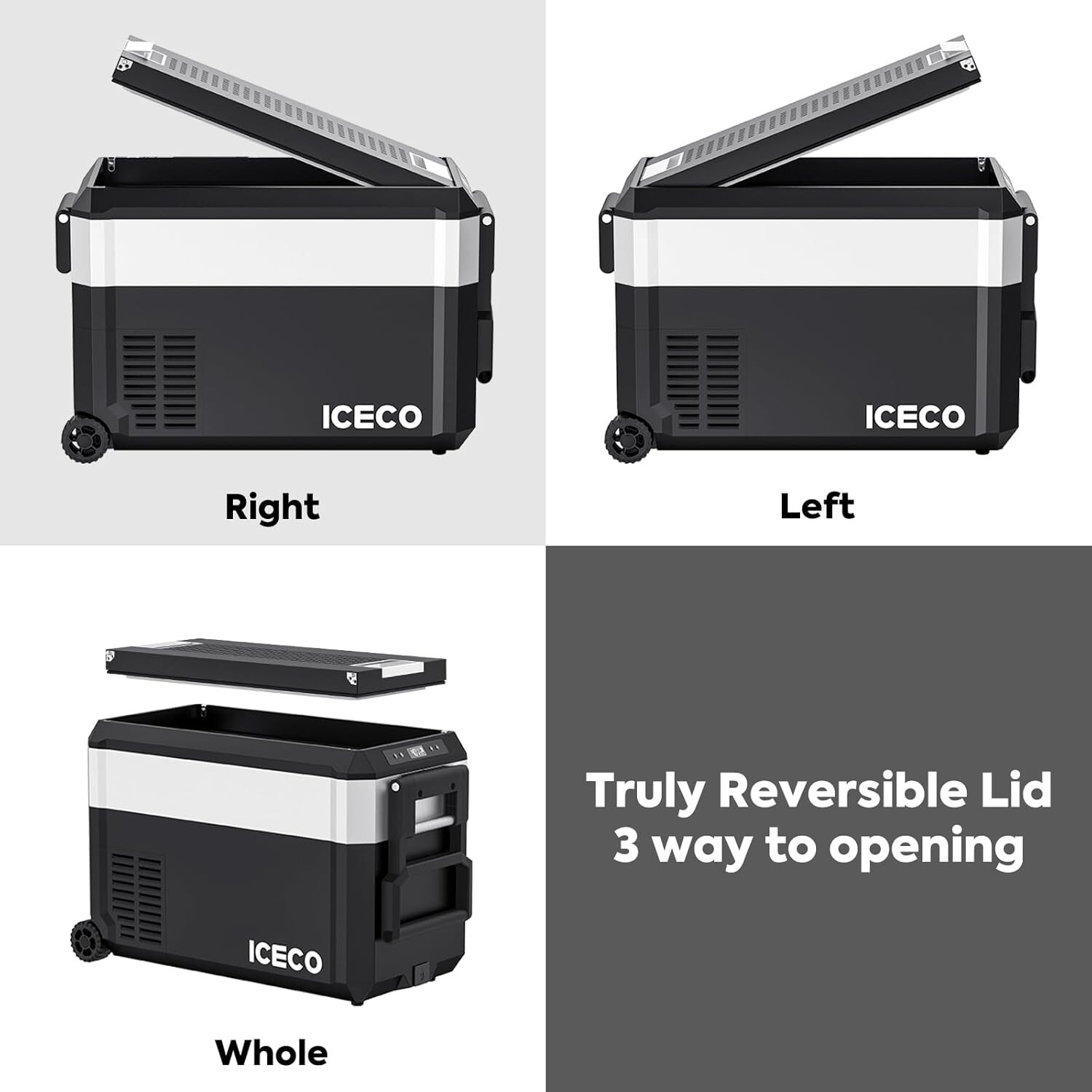 ICECO JP40 Pro 12 Volt Car Refrigerator Portable Fridge Freezer for Camping RV