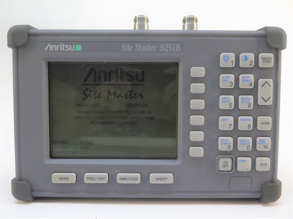 Anritsu SiteMaster S251B Site Master Cable and Antenna Analyzer